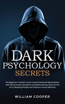 Dark Psychology Secrets Book
