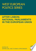 After Lisbon National Parliaments In The European Union