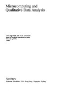 Microcomputing and Qualitative Data Analysis Book