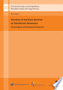 Provision of Ancillary Services by Distributed Generators