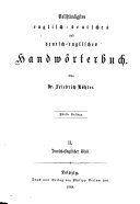 Vollständigstes englisch-deutsches und deutsch-englisches Handwörterbuch
