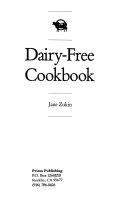 Dairy free Cookbook