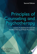 Principles of Counseling and Psychotherapy