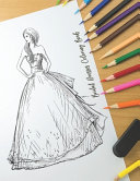 Princess Bridal Dress Coloring Book For Girls