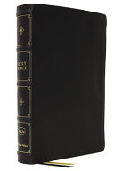NKJV, Large Print Verse-By-Verse Reference Bible, Maclaren Series, Leathersoft, Black, Comfort Print