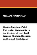 Ghetto, Shtetl, Or Polis? Book Miriam Roshwald