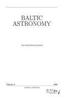 Baltic Astronomy