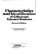 Characteristics and Identification of Gifted and Talented Students Book