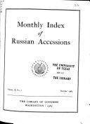 Monthly Index of Russian Accessions