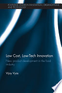 Low Cost  Low Tech Innovation Book