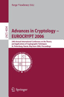 Advances in Cryptology – EUROCRYPT 2006