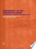 Democracy in the European Union Book