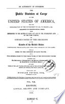    The    Public Statutes at Large of the United States of America     Ed  by Richard Peters