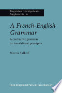 A French English Grammar Book