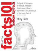 Studyguide for Calculations for Molecular Biology and Biotechnology