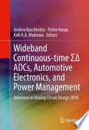 Wideband Continuous time      ADCs  Automotive Electronics  and Power Management Book