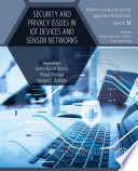 Book Security and Privacy Issues in IoT Devices and Sensor Networks Cover