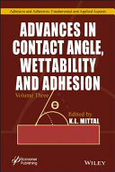 Advances in Contact Angle  Wettability and Adhesion