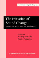 The Initiation of Sound Change Pdf/ePub eBook