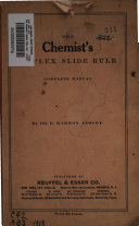 The Chemist s Duplex Slide Rule Book