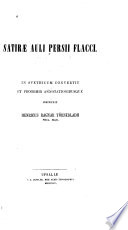 Satiræ in Suethicum convertit et prooemio annotationibusque instruxit H.R. Törnebladh
