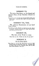 Sermons upon the following subjects: viz. the unrivalled excellency of the sacred Scriptures, the divine influences of the Holy Spirit [&c. 8pt.].
