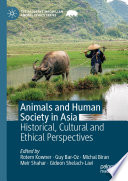 Animals and Human Society in Asia Book