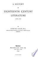 A History of Eighteenth Century Literature