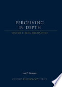 Perceiving in Depth  Volume 1 Book