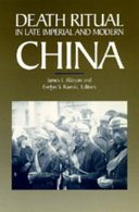 Death Ritual in Late Imperial and Modern China