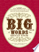 The Big Book of Words You Should Know Book