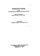 Publication Catalog of the U.S. Department of Health and Human Services