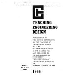 Teaching Engineering Design