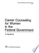 Career Counseling for Women in the Federal Government Book
