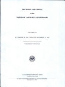 Decisions and Orders of the National Labor Relations Board
