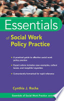 Essentials of Social Work Policy Practice Book