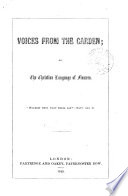 Voices from the garden  or  The Christian language of flowers  verse  Signed S W P    Book