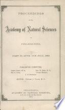 Proceedings of The Academy of Natural Sciences  Part II    June and July  1881 