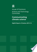 Communicating Climate Science   HC 254