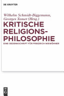 Kritische Religionsphilosophie