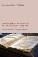 Interdisciplinary Perspectives on the Authority of Scripture