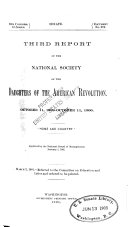 Report - Daughters of the American Revolution