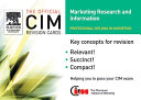 CIM Revision Cards 05 06  Marketing Research and Information