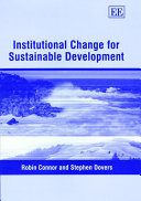 Institutional Change for Sustainable Development