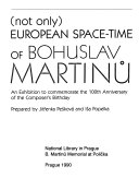 European space-time of Bohuslav Martinů