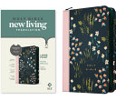 NLT Large Print Thinline Reference Zipper Bible, Filament Enabled Edition (Leatherlike, Meadow Navy & Pink )