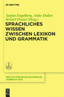 Sprachliches Wissen zwischen Lexikon und Grammatik Pdf/ePub eBook