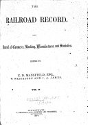 Railroad Record and Journal of Commerce, Banking, Manufactures and Statistics