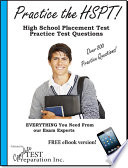 Practice the HSPT  High School Placement Test Practice Test Questions Book PDF