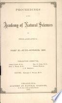 Proceedings of the Academy of Natural Sciences of Philadelphia